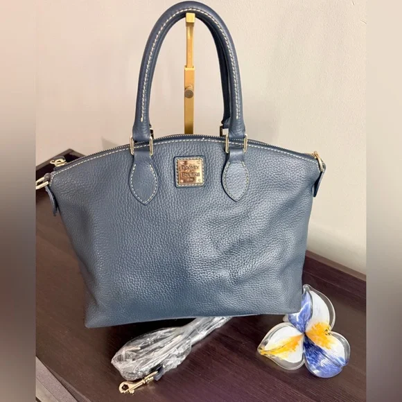 Dooney & Bourke  Satchel Blue - Picture 3 of 8